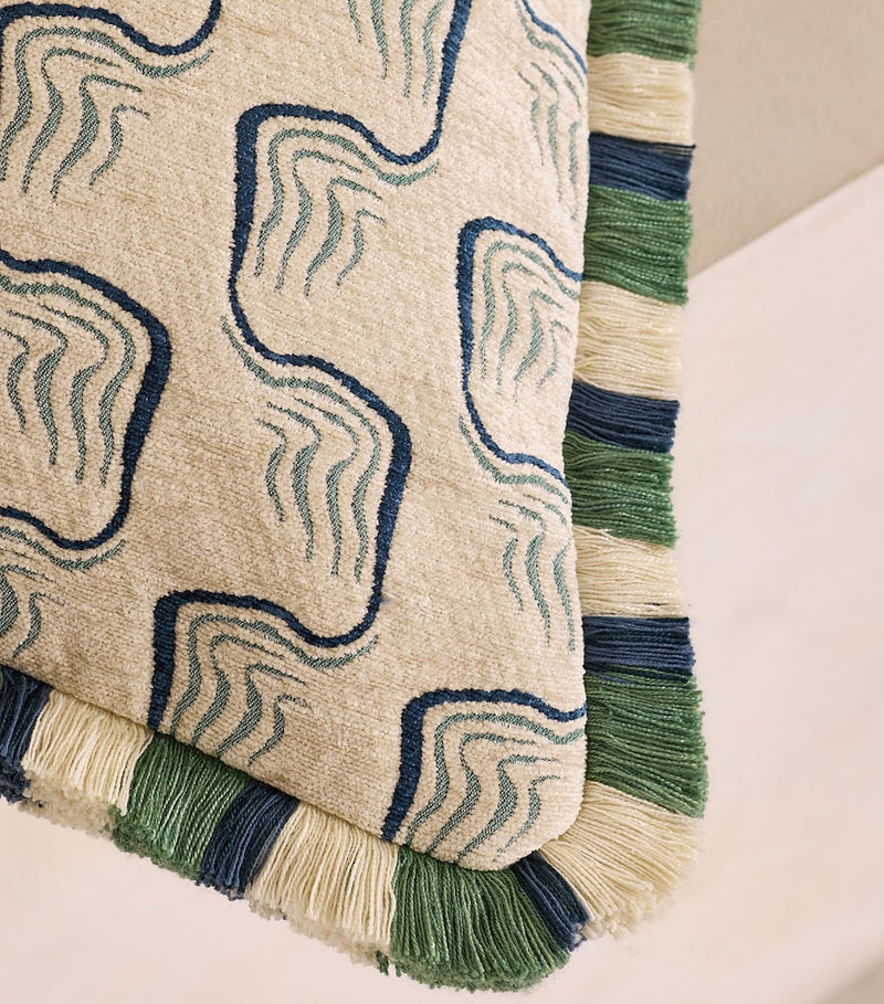 Soho Home Theron cushion 50cm, imported from the UK