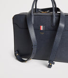 Thom Browne grey leather business bag, imported from the UK