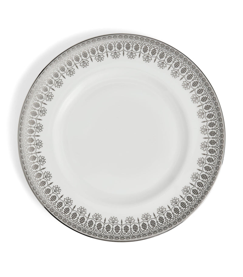 Wedgwood Silver Tonquin bone china plate 27cm (British brand)