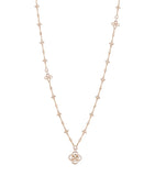 Boodles rose gold diamond long necklace - British product