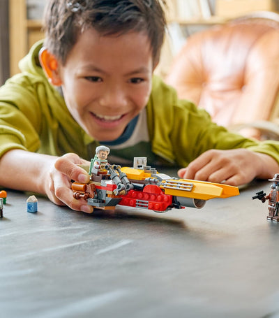 Harrods Buildable Speeder Toy with Minifigures 207 Pieces Age 7+- Buy online at McGrocer