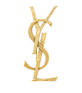 Harrods Saint Laurent Cassandre Brooch- Buy online at McGrocer