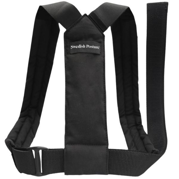 Swedish Posture Flexi Posture Brace for Adults - Black S-M GOODS Superdrug
