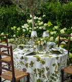Summerill & Bishop Linen Herb Garden Round Tablecloth 260cm (British brand)