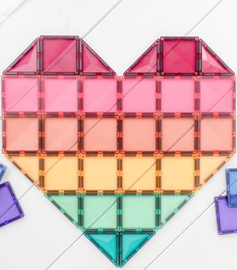 Connetix Pastel Tiles creative play set 120 pieces - British product