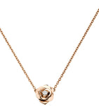 Piaget rose gold diamond pendant necklace - British product