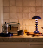 Addison Ross Bobbin rechargeable table lamp 30cm high, imported from the UK
