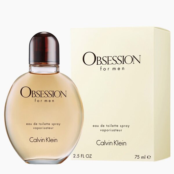 Calvin Klein Obsession eau de toilette for men 75ml, imported from the UK