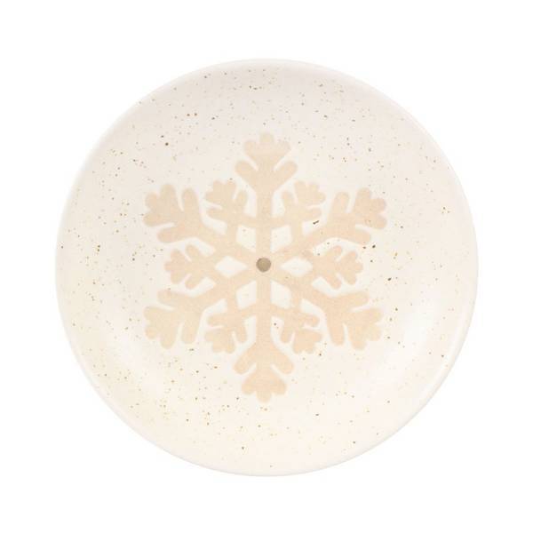 Something Different Snowflake Dolomite Incense Holder (British brand)