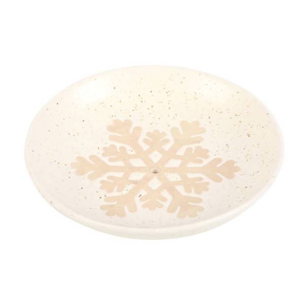 Something Different Snowflake Dolomite Incense Holder (British brand)
