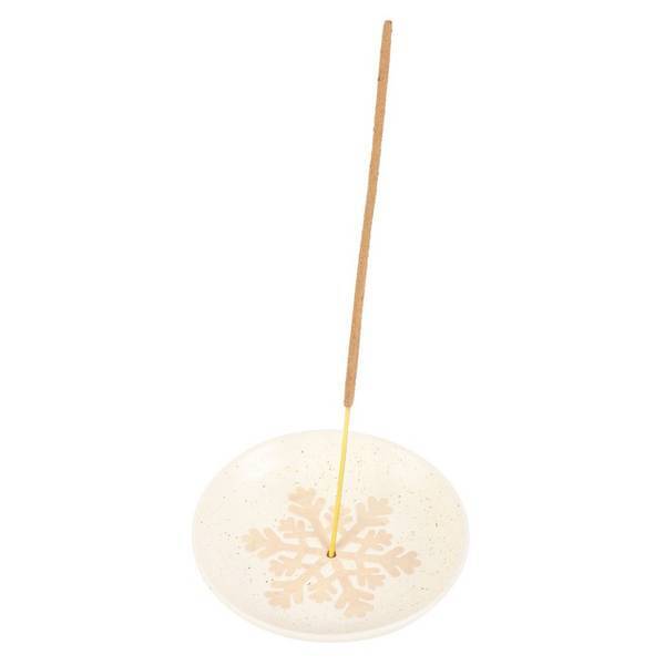 Something Different Snowflake Dolomite Incense Holder (British brand)