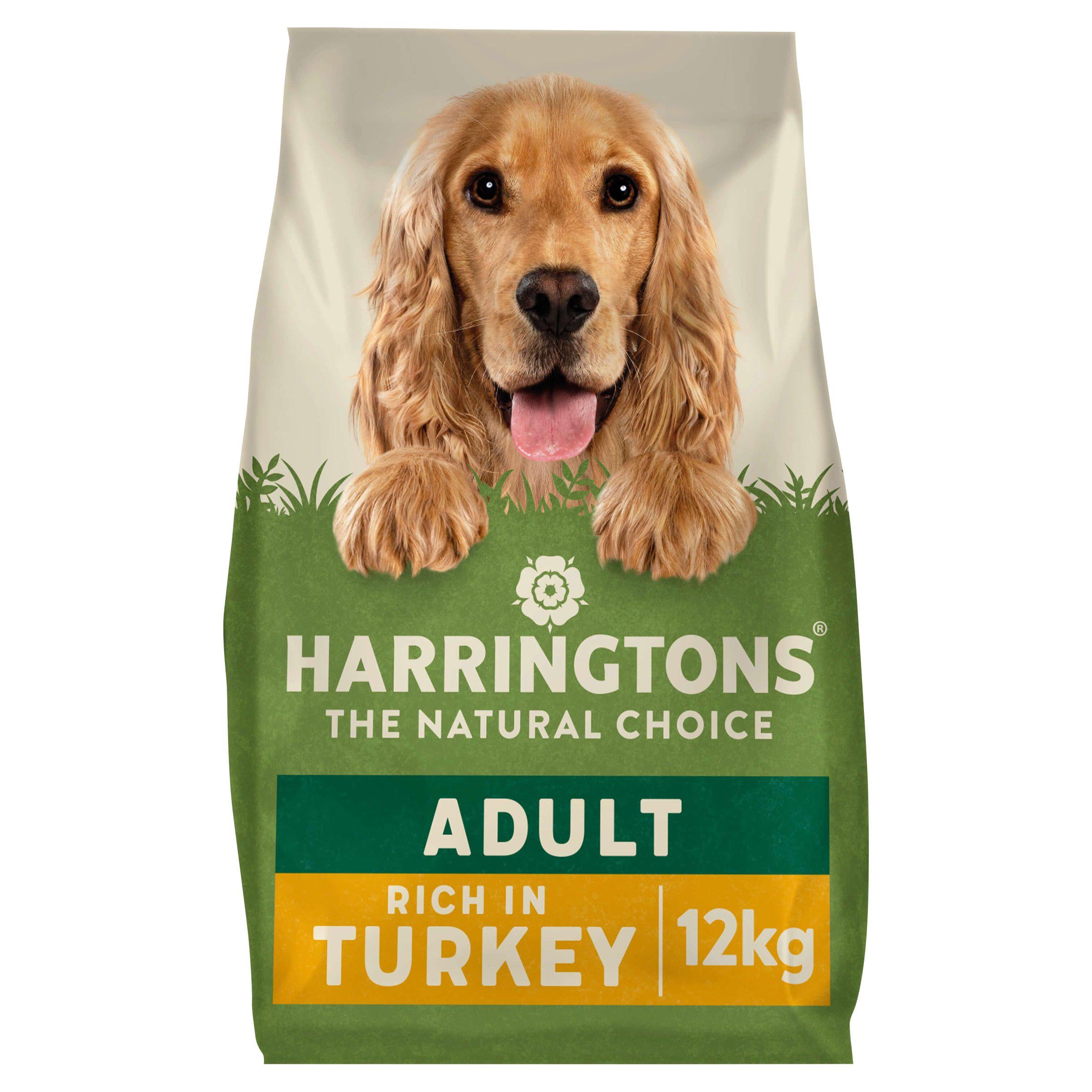 Harringtons Rich In Turkey with Veg Dry Adult Dog Food 12kg - McGrocer