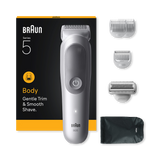 Holland & Barrett Braun Body Groomer Series 5 BG5550, 6 Grooming Tools, Trim & Shave, Waterproof, Grey- Buy online at McGrocer