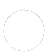 Harrods Astrid & Miyu Sterling Silver Curb Chain Necklace- Buy online at McGrocer