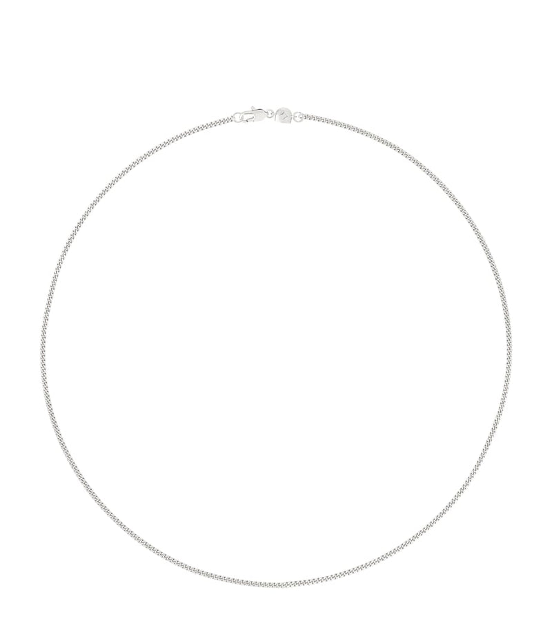 Astrid & Miyu sterling silver curb chain necklace - British product