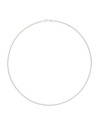 Astrid & Miyu sterling silver curb chain necklace - British product