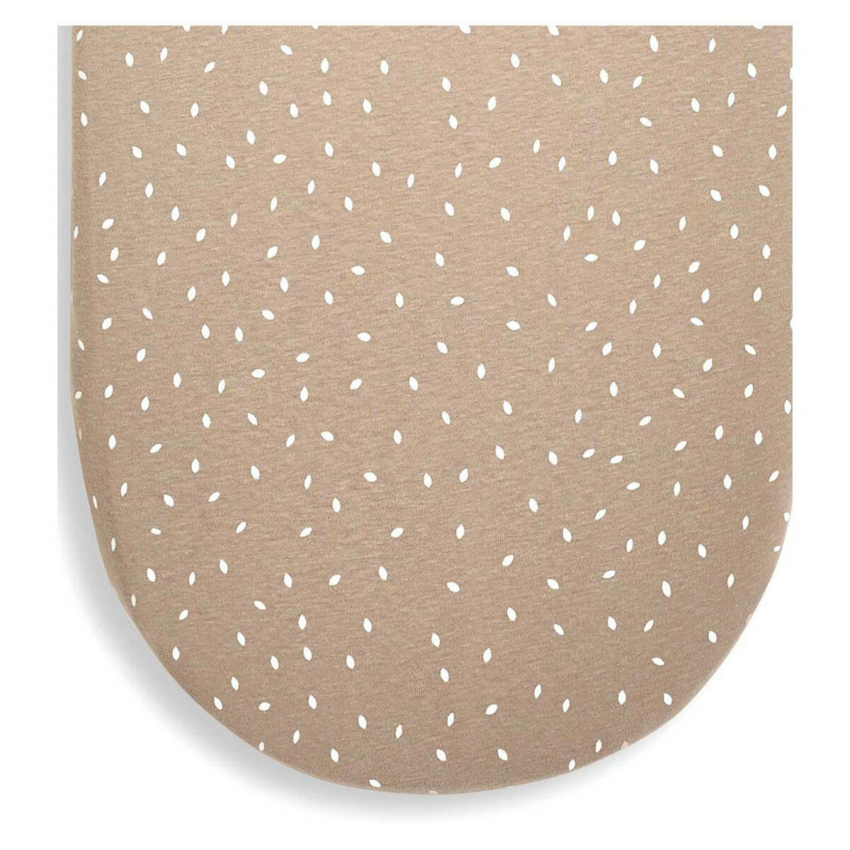 The Little Green Sheep Organic Moses Basket Fitted Sheet - Truffle Rice Print GOODS Boots