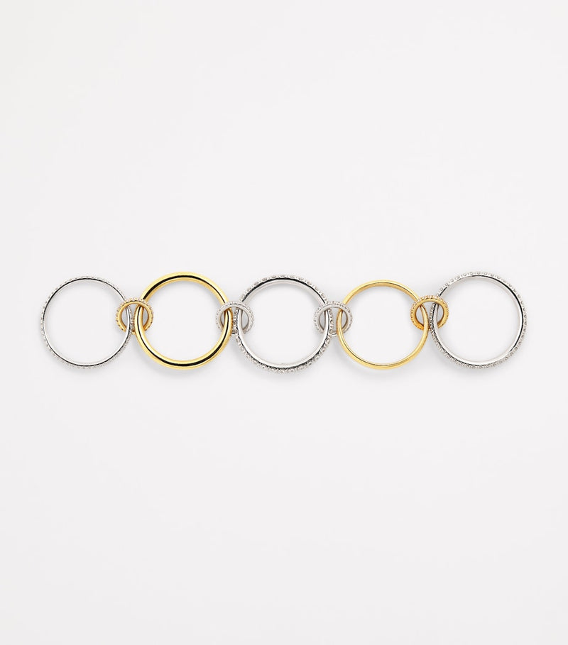 Spinelli Kilcollin Alia yellow gold white gold diamond ring (British brand)