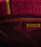 Miu Miu raffia-effect woven tote bag H34cm (British brand)