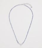 Suzanne Kalan white gold iolite beaded necklace (British brand)