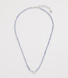 Suzanne Kalan white gold iolite beaded necklace (British brand)