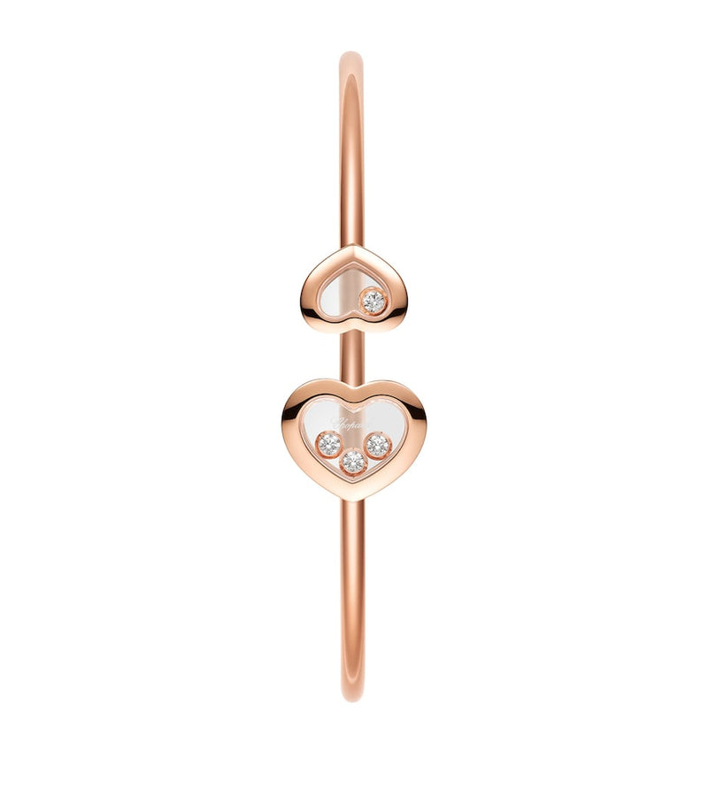 Chopard Happy Diamonds rose gold bangle, UK version