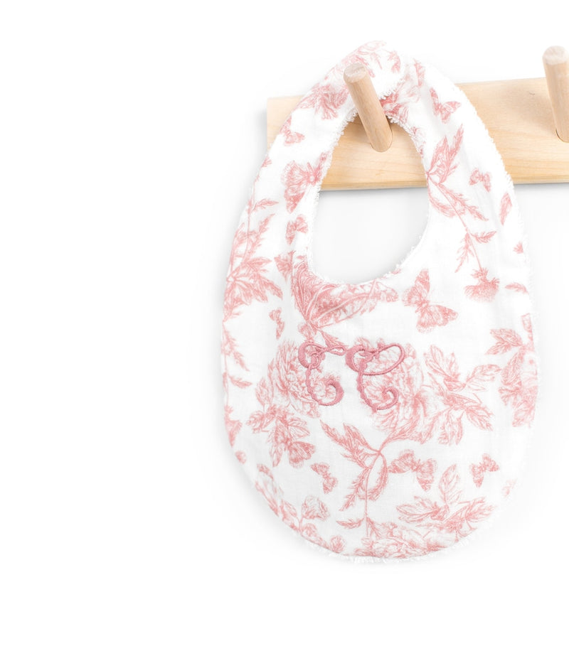 Tartine et Chocolat embroidered baby bib, imported from the UK