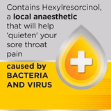 Strepsils Triple Action Honey & Lemon Throat Lozenges 24s GOODS Superdrug