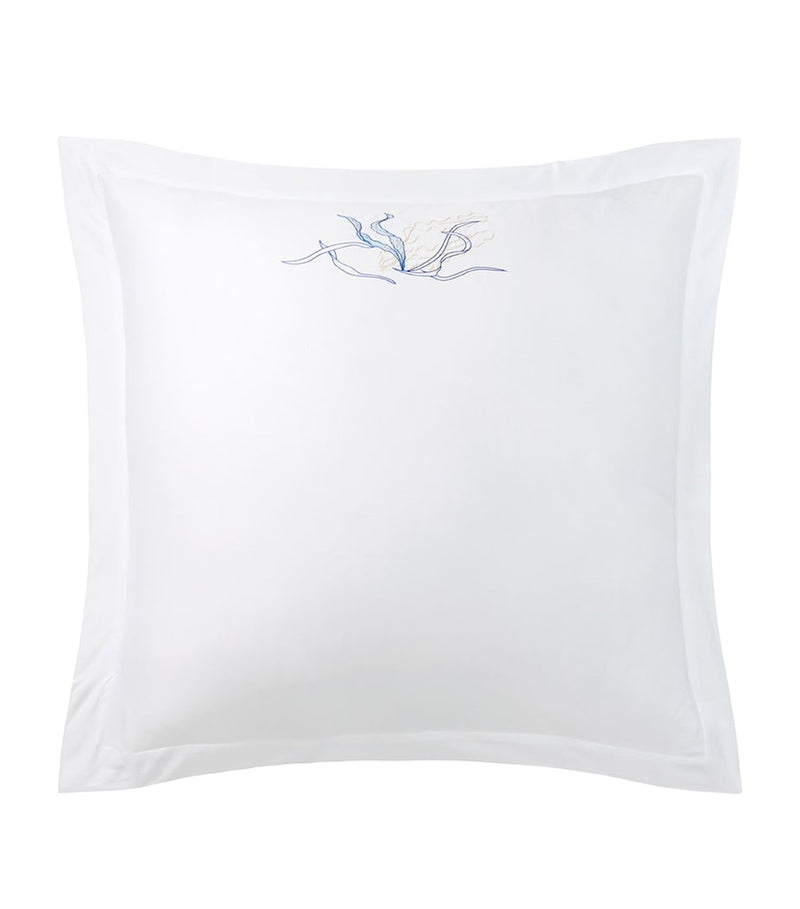 Yves Delorme Nautilus Square Oxford Pillowcase 65cm x 65cm (British brand)