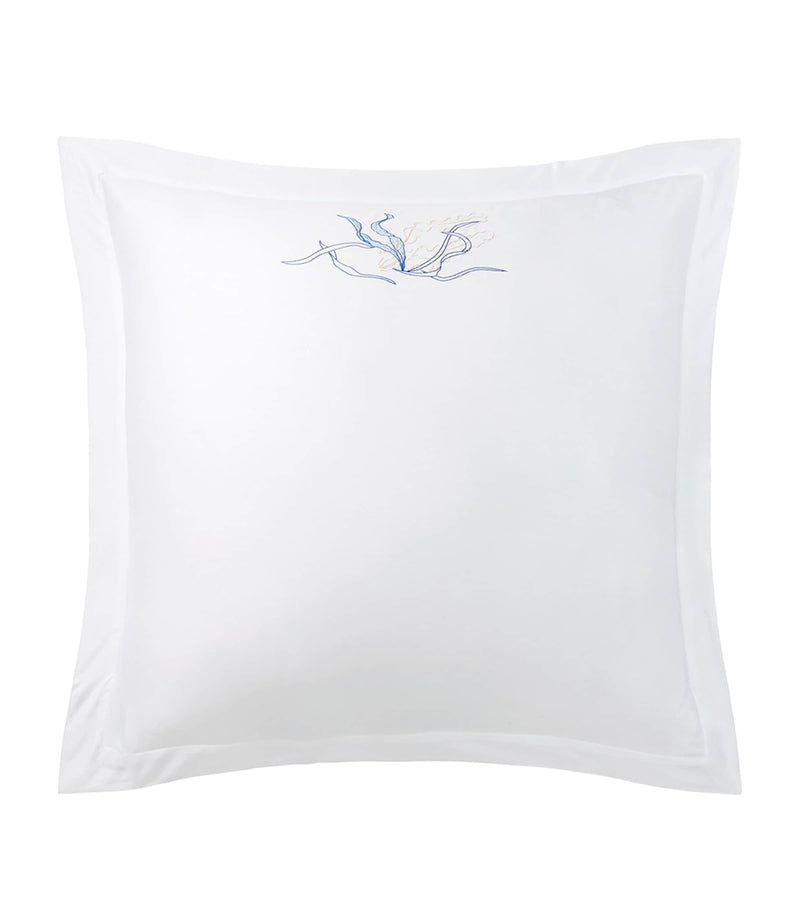 Yves Delorme Nautilus Square Oxford Pillowcase 65cm x 65cm (British brand)