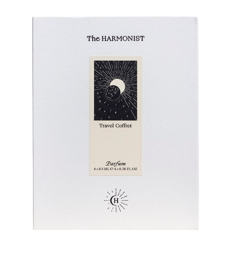 The Harmonist travel coffret with four 8.5ml perfume sprays (British brand)