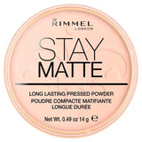 Superdrug Rimmel Stay Matte Pressed Powder Pink Blossom 2- Buy online at McGrocer