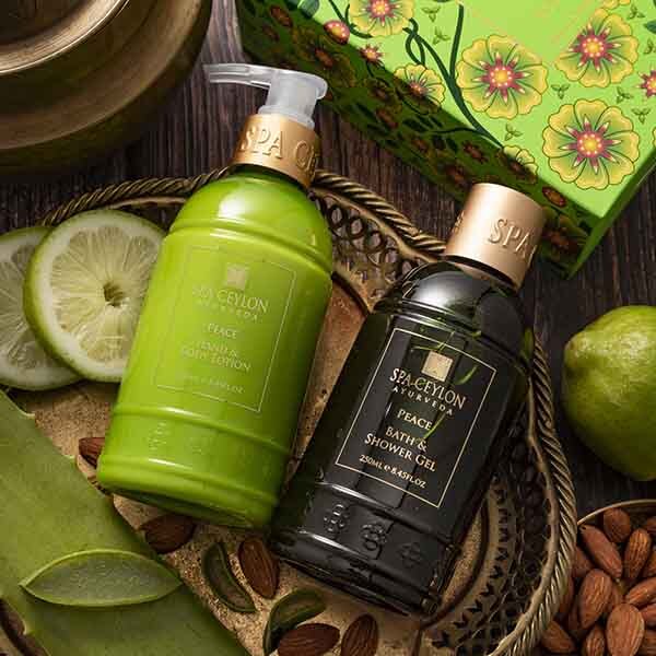 SPA Ceylon Peace Bath & Body Duo Set 250ml (British brand)