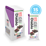 Holland & Barrett Diablo No Added Sugar 80% Dark Chocolate Bar 75g Pack of 15- Buy online at McGrocer