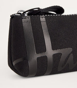 Barrel-Shaped Cotton Pencil Case with Logo and Zip, 20x5x8cm