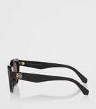 LOEWE Mini Anagram cat eye tortoiseshell sunglasses (British brand)