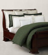 Harrods Flat Sheet for Super King Bed, Cotton Sateen Fabric, 270cm x 280cm- Buy online at McGrocer