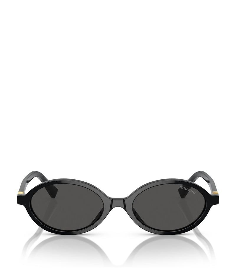 Miu Miu acetate oval sunglasses, UK version
