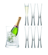 Harrods LSA International Moya Champagne Serving Set- Buy online at McGrocer