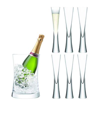 Harrods LSA International Moya Champagne Serving Set- Buy online at McGrocer