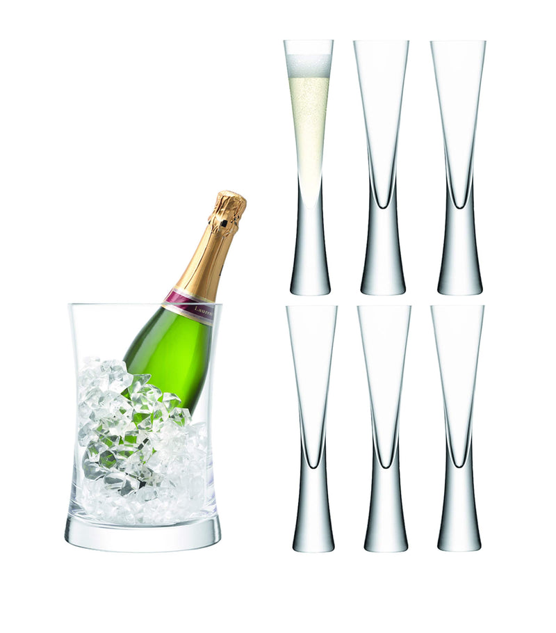 LSA International Moya Champagne serving set, UK version