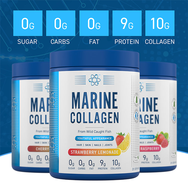 Applied Nutrition marine collagen drink mix strawberry lemonade 300g - British product
