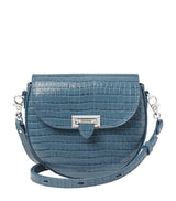 Harrods Aspinal of London Leather Croc-Embossed Portobello Cross-Body Bag- Buy online at McGrocer