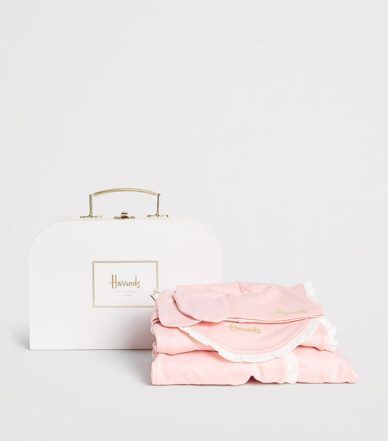 Harrods Pima cotton baby gift set 0-18 months - British product