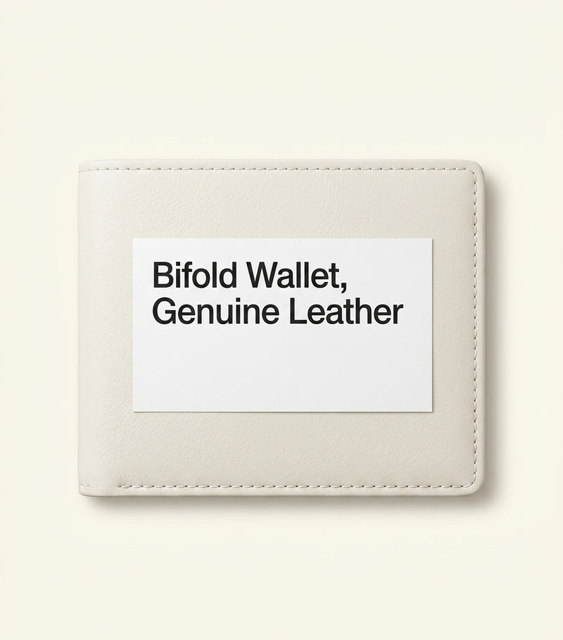 Prada leather bifold wallet, imported from the UK