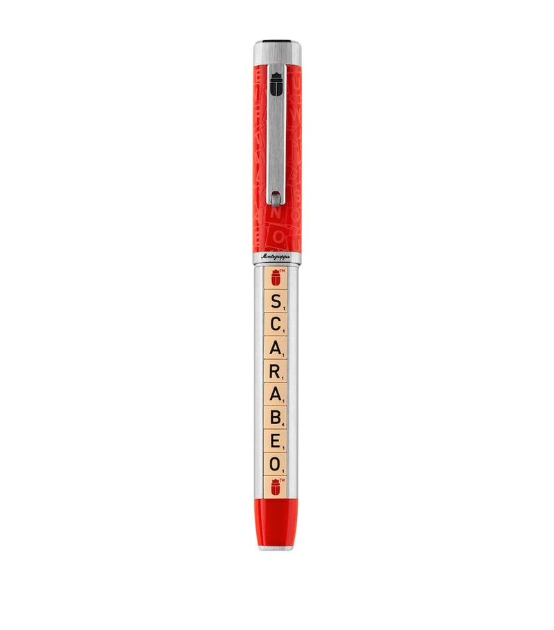 Montegrappa Scarabeo fountain pen with yellow-gold trim, imported from the UK