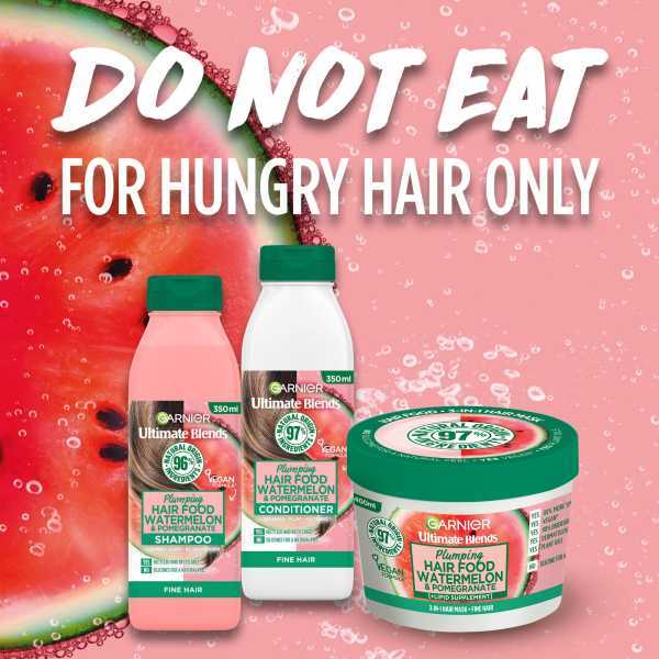 Garnier Ultimate Blends Watermelon Shampoo 350ml, UK version