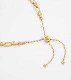 MARLI New York yellow gold diamond necklace, imported from the UK