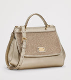 Dolce&Gabbana Kids leather top-handle bag, imported from the UK