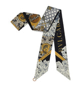 Harrods Bvlgari Silk Printed Skinny Scarf- Buy online at McGrocer